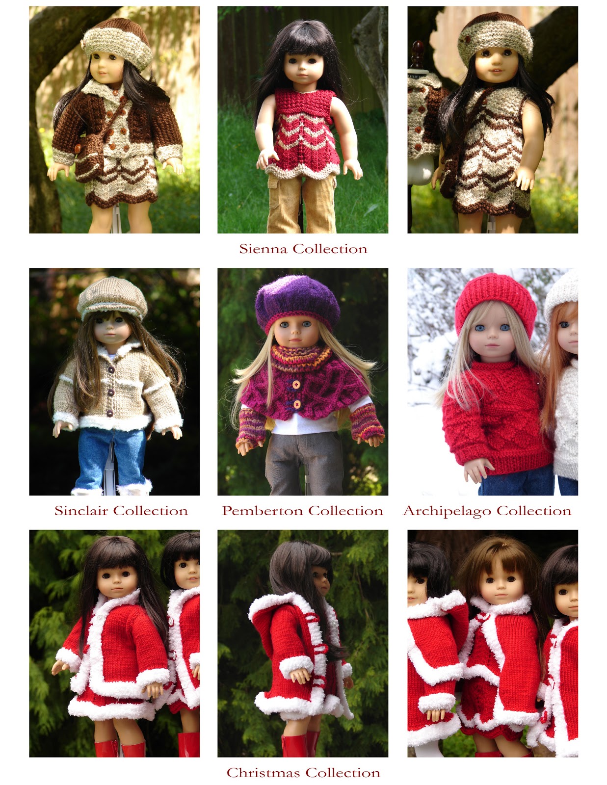 Debonair Designs for 18" American Girl Dolls Slim Happy Gotz Kidz
