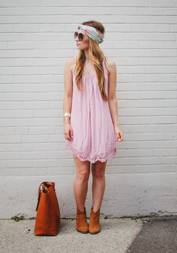 OOTD - Blush Slip Dress | La Petite Noob | A Toronto-Based Fashion and ...
