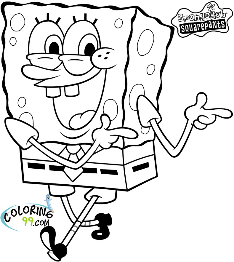 coloring pages of sopngebob - photo #44