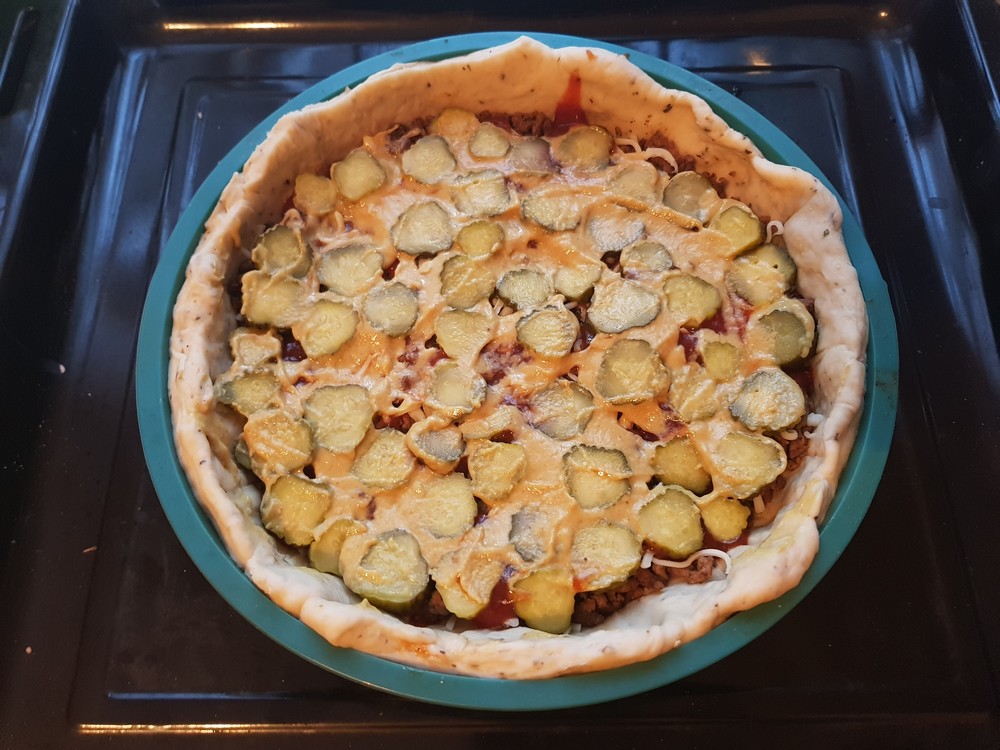 Smacznie, fit i zdrowo. cheesburger xxl z tortownicy