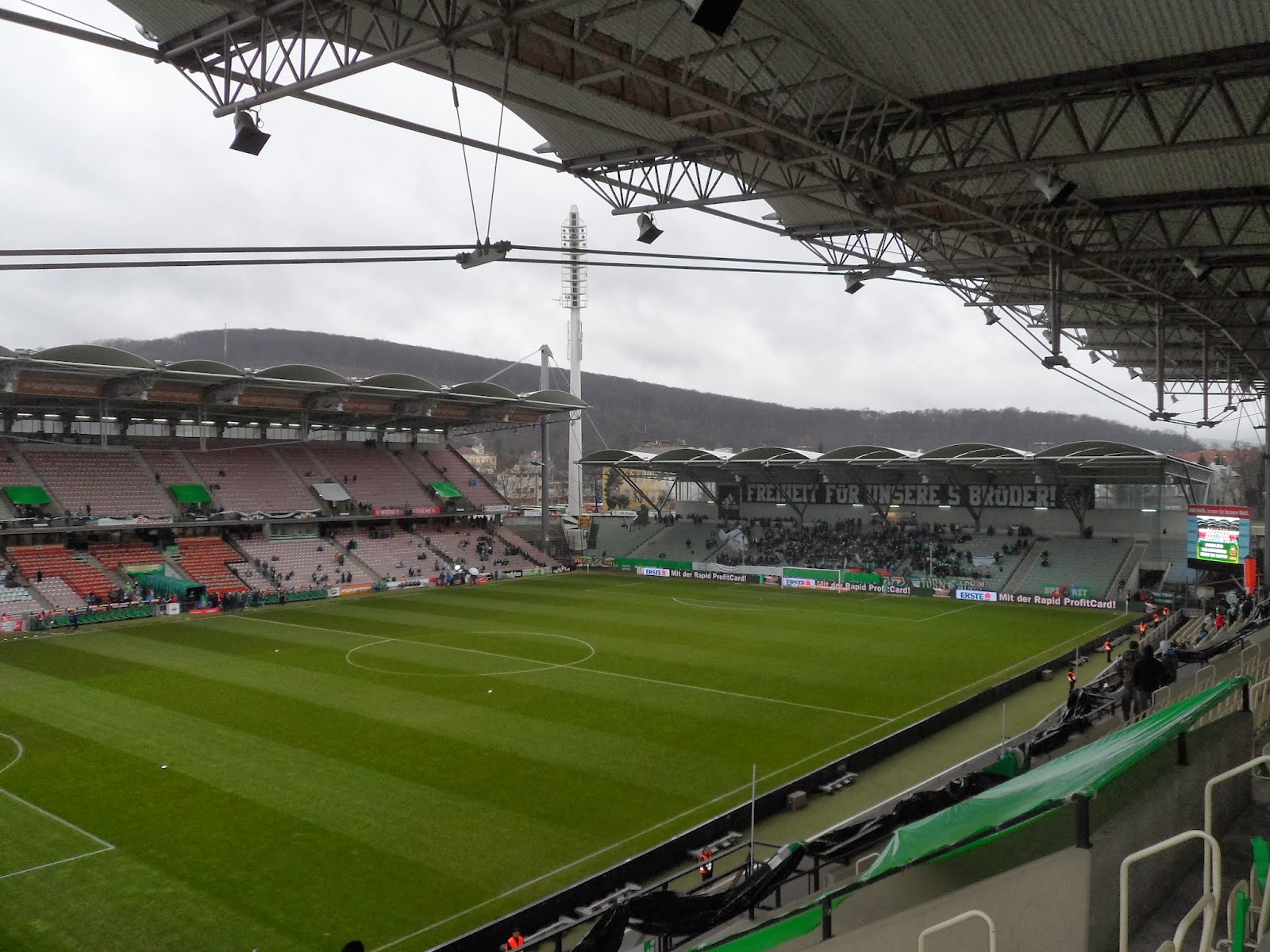 stadien 9.2.2014 Wien GerhardHanappiStadion (Rapid WienAustria Wien)