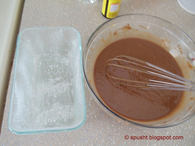 batter for vegan eggless chocolate cake