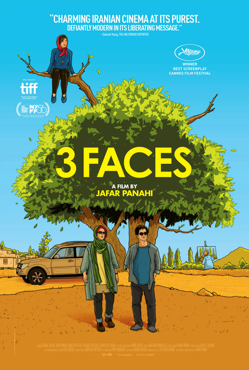 3 faces film poster