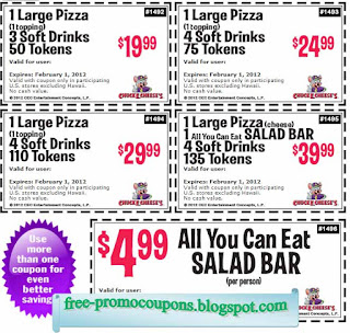 Free Printable Chuck E Cheese Coupons Free Printable Chuck E Cheese Coupons
