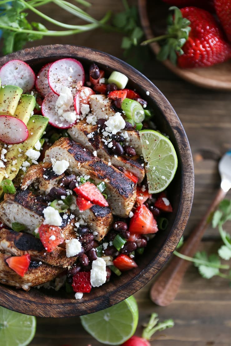 BALSAMIC GRILLED CHICKEN WITH STRAWBERRY BLACK BEAN SALSA Food Wishes