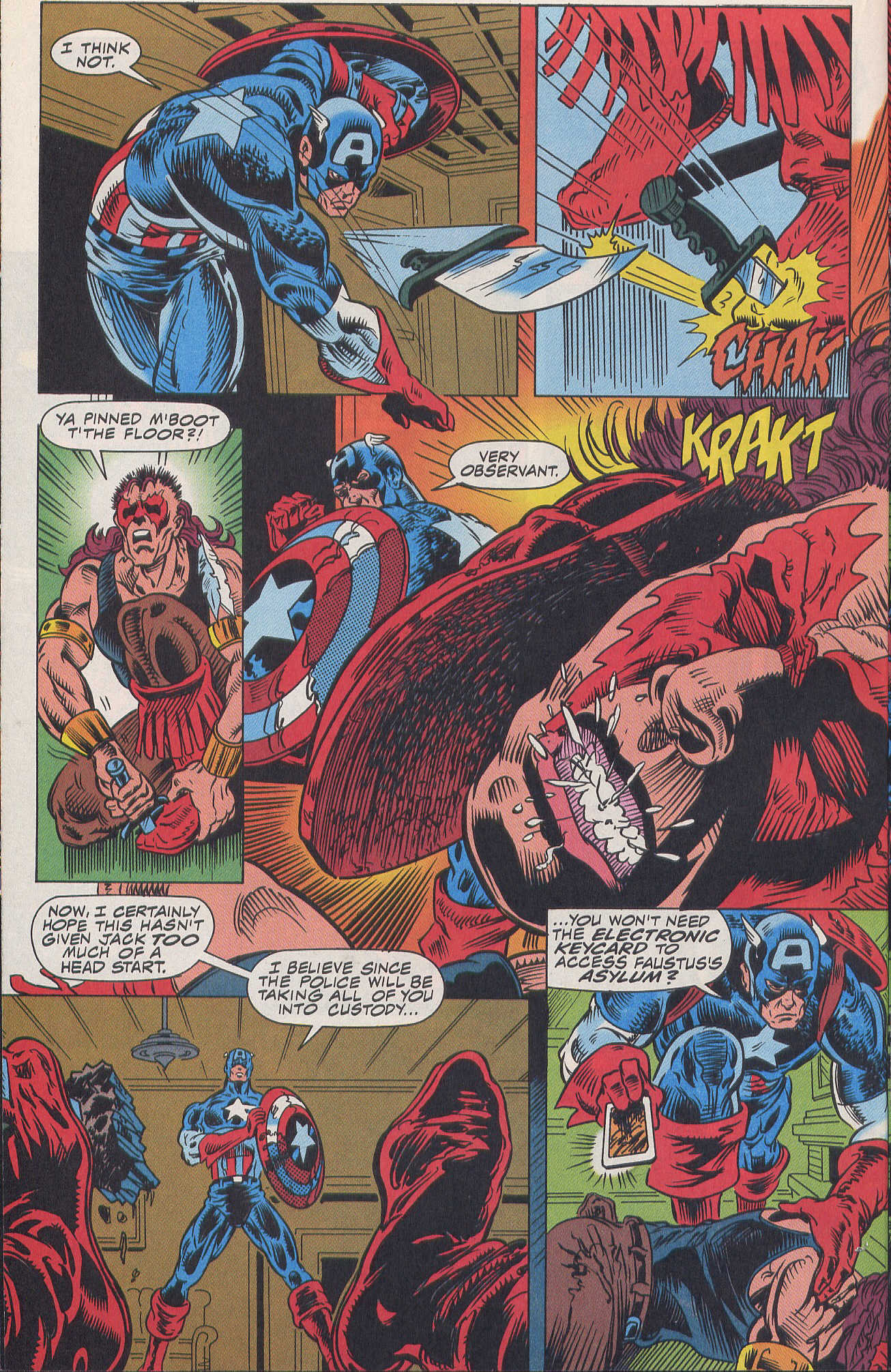Read online Captain America (1968) comic -  Issue #420b - 12