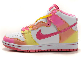 Nike Rainbow Dunks High GS Shoes For Girls Multicolor Sneaker | Rainbow ...