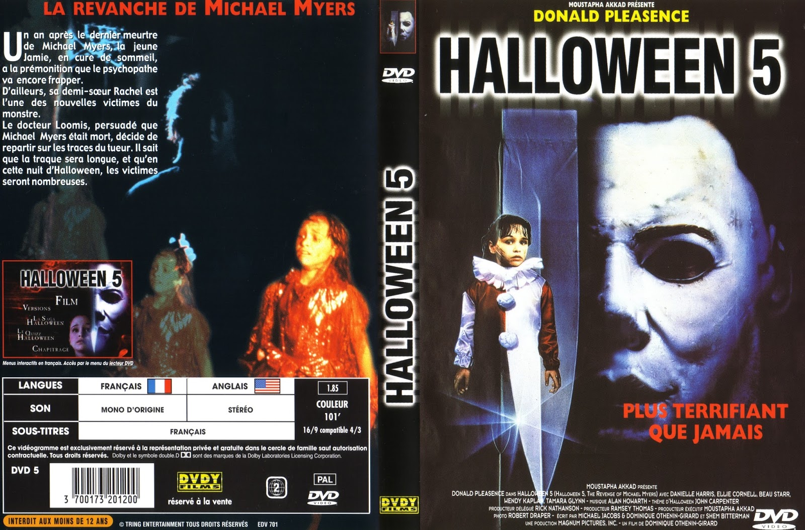 The Horrors of Halloween HALLOWEEN 5 THE REVENGE OF MICHAEL MYERS