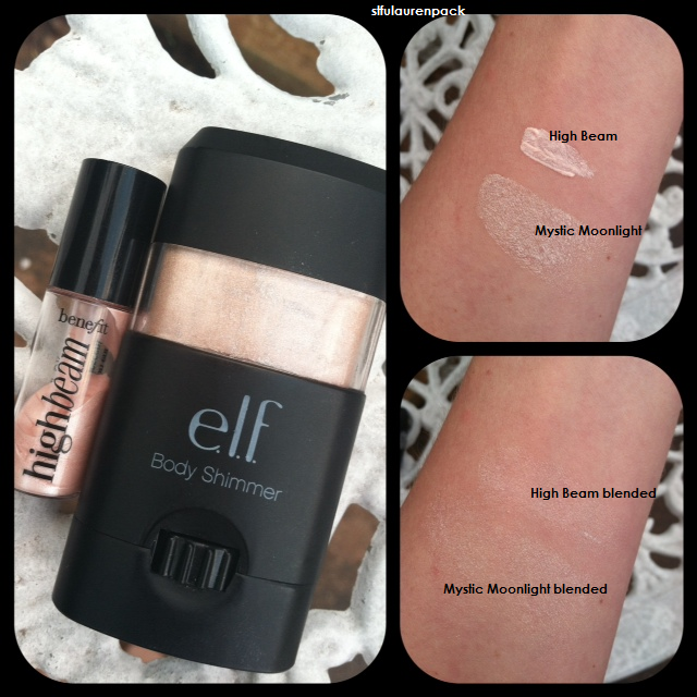 Hi. I'm Lauren. Benefit High Beam Dupe!