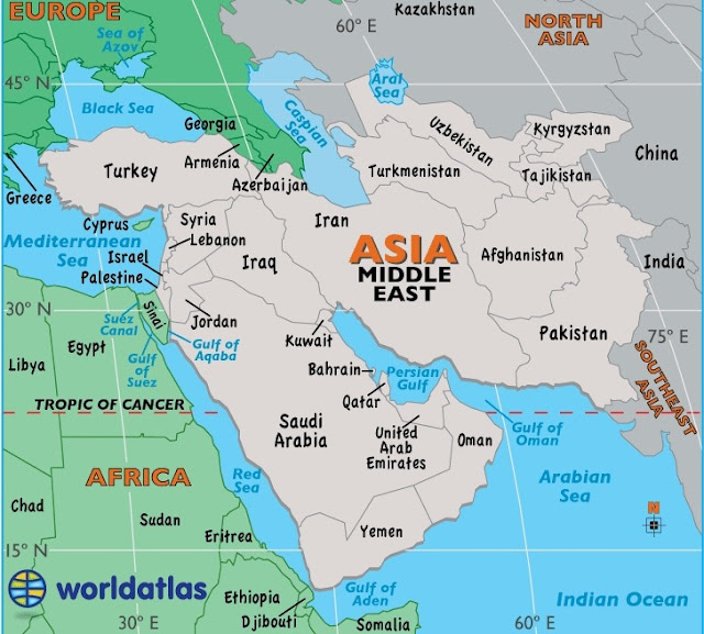 Middle East Map Enamul%2BHafiz%2BLatifee 
