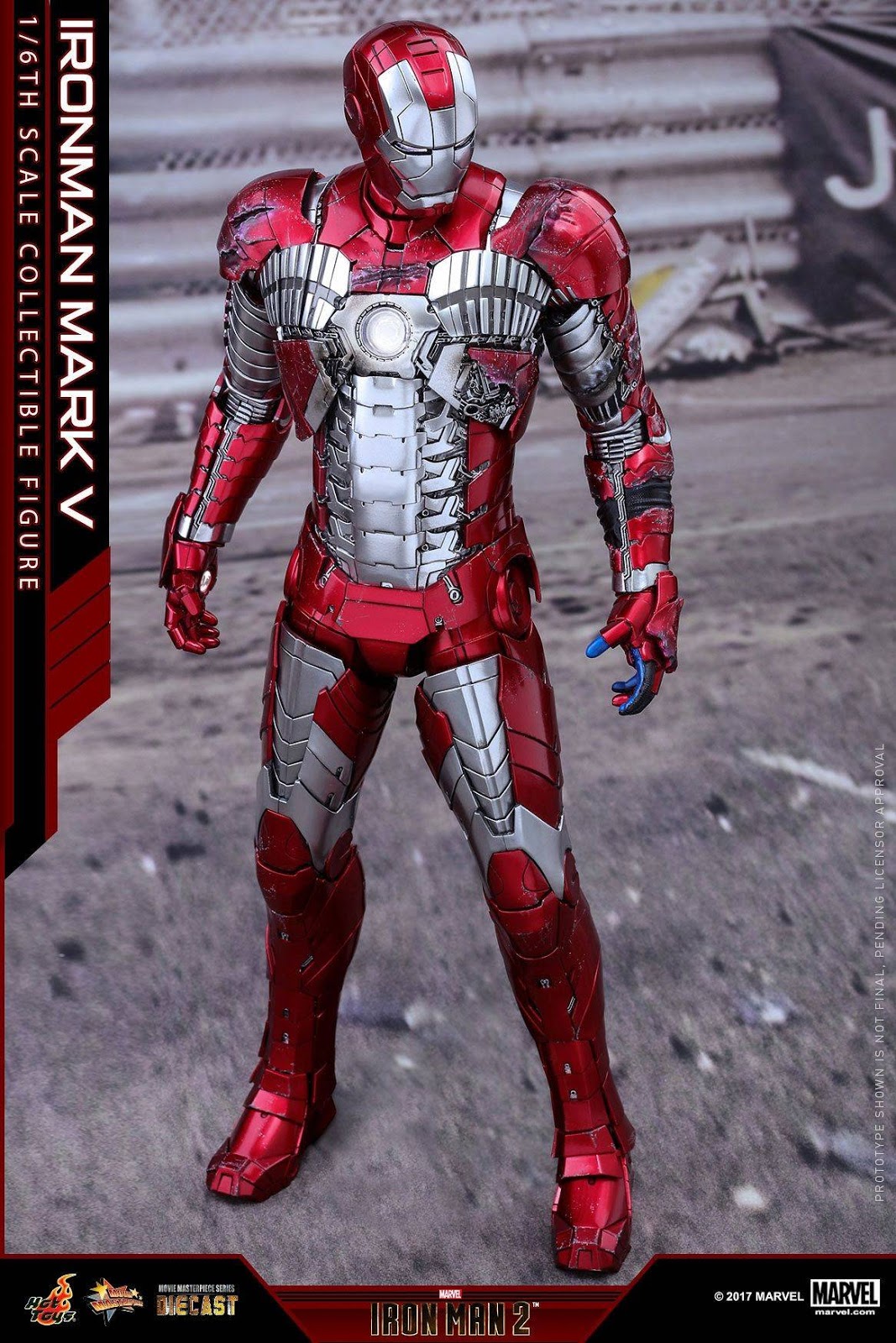 onesixthscalepictures Hot Toys Iron Man 2 IRON MAN MARK V DIECAST Latest product news for 1/6