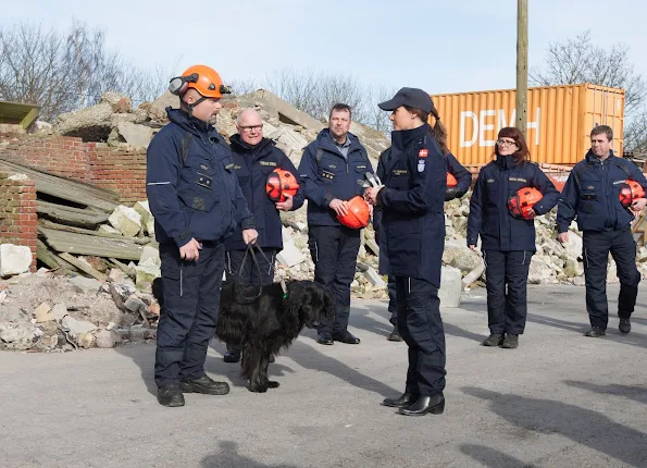 Princess Marie of Denmark visited the Danish Emergency Management Agency (DEMA)