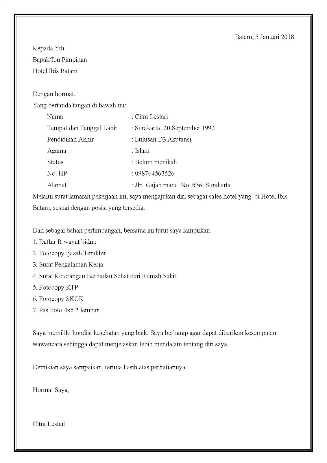 21+ Contoh surat lamaran kerja di hotel lengkap dengan 21+ Contoh surat lamaran kerja di hotel lengkap dengan