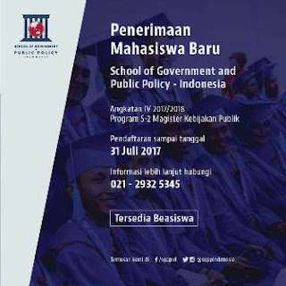beasiswa s2 dalam negeri school of government and public policy indonesia