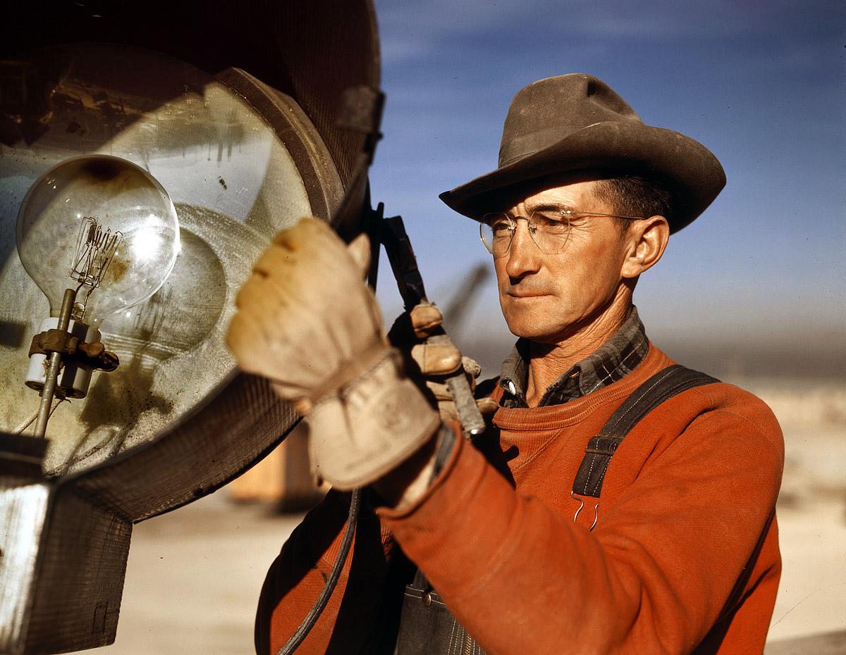 shorpy archive 4x5 kodachrome andreas feininger columbia steel worker geneva utah 1942