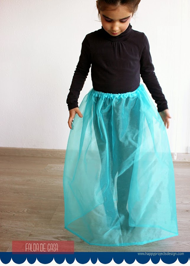 DIY Disfraz de Elsa: fada de gasa