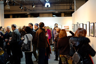 Calumet Gallery, opening night crowd