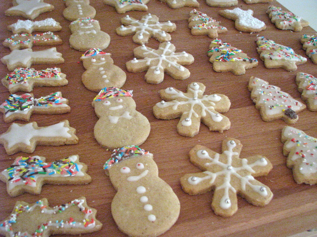 yeni yıl kurabiye kalıbı