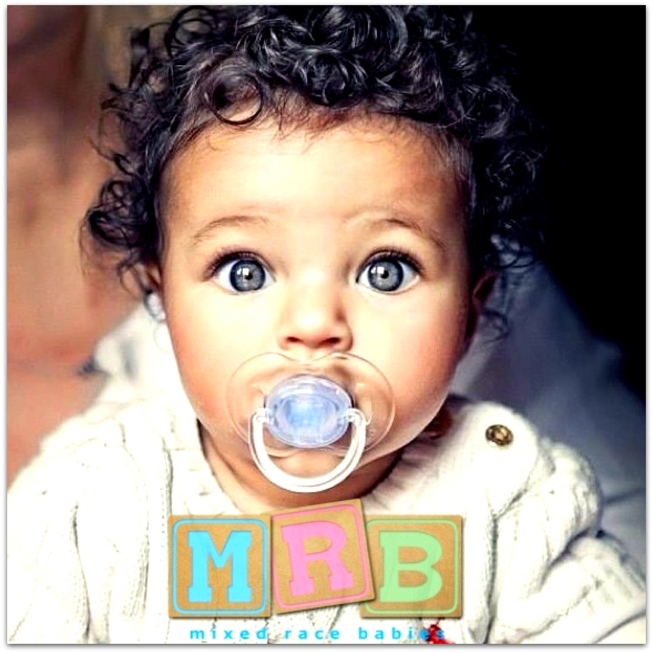 Newborn Mixed Babies With Blue Eyes