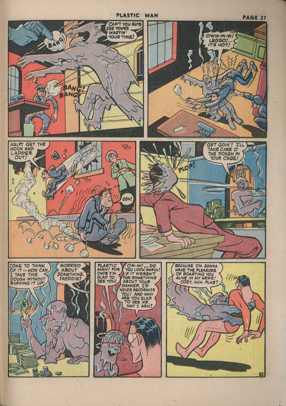 Read online Plastic Man (1943) comic -  Issue #2 - 39