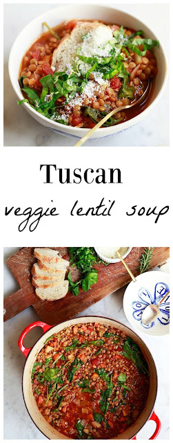 Vegan Tuscan Lentil Soup