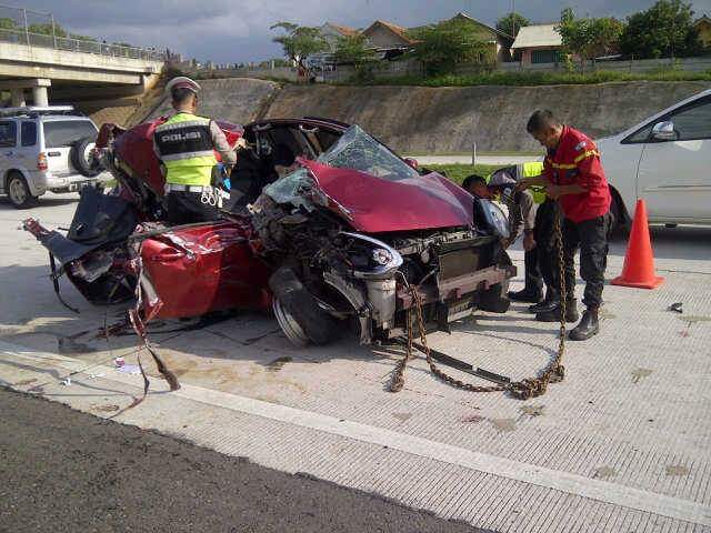 Kecelakaan di Tol Cipali, Official PON XIX Tewas Kecelakaan di Tol Cipali, Official PON XIX Tewas