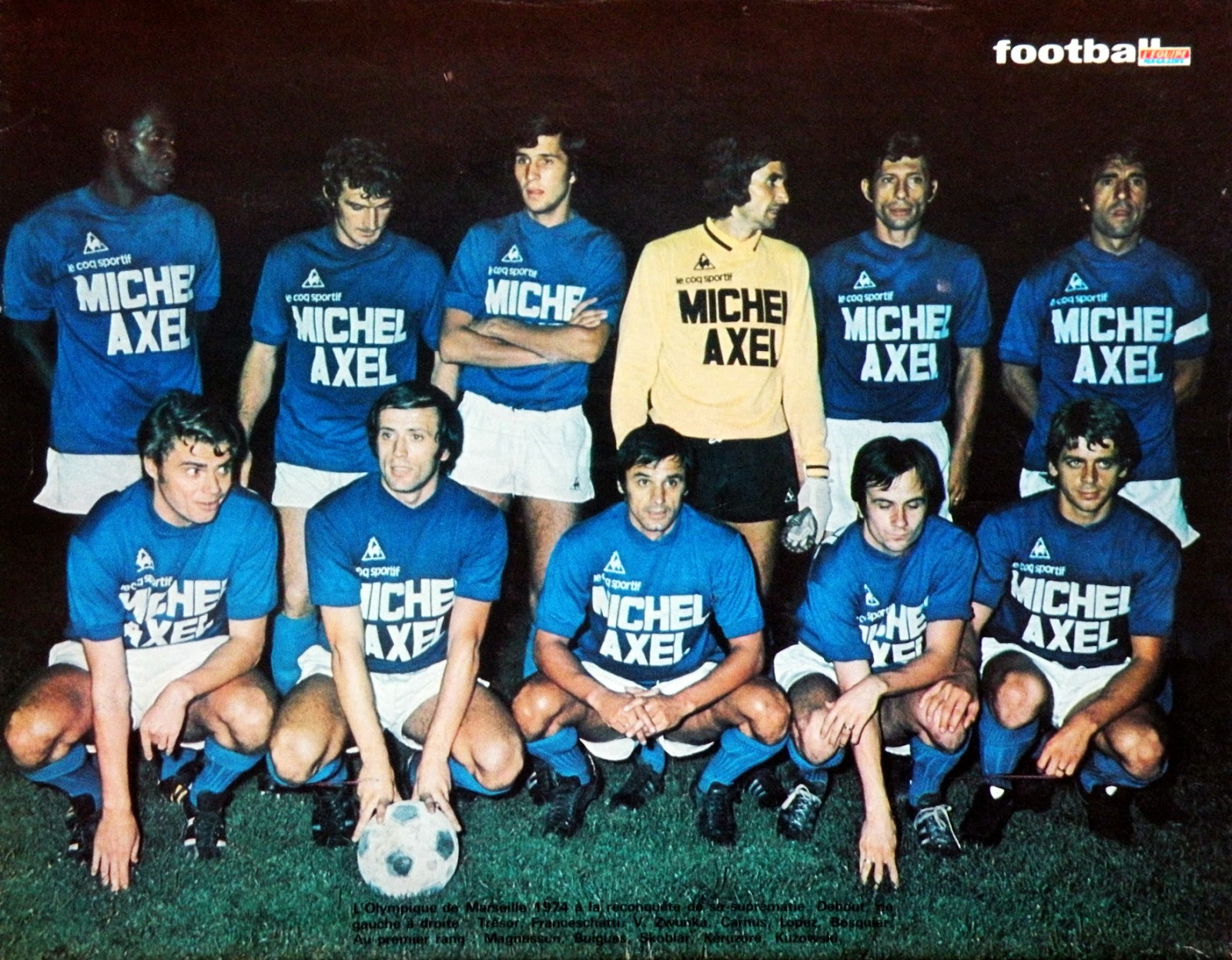 OLYMPIQUE de MARSEILLE 197374.