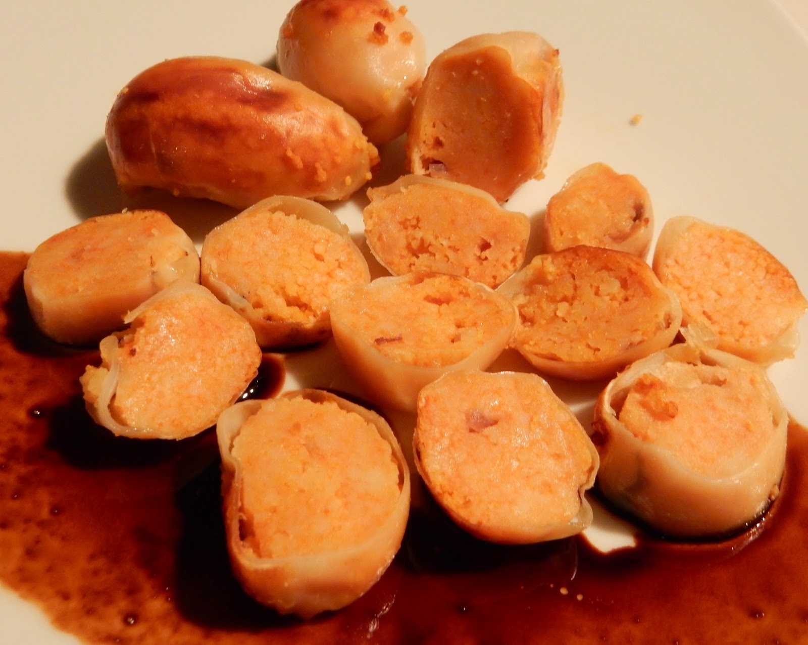 Pane, burro e zucchero Totani ripieni di coucocus