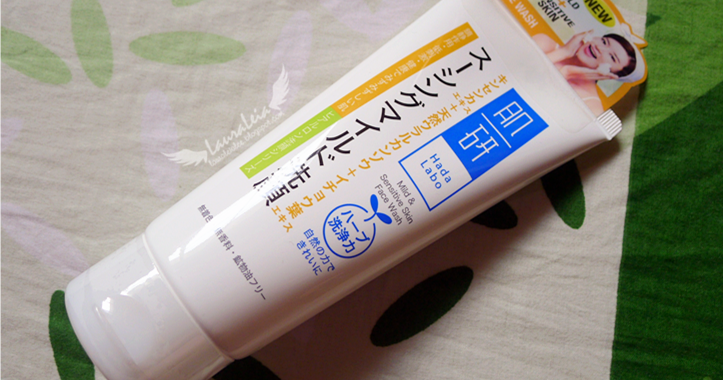 hada labo mild & sensitive skin face wash review
