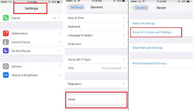 Hard Reset iOS