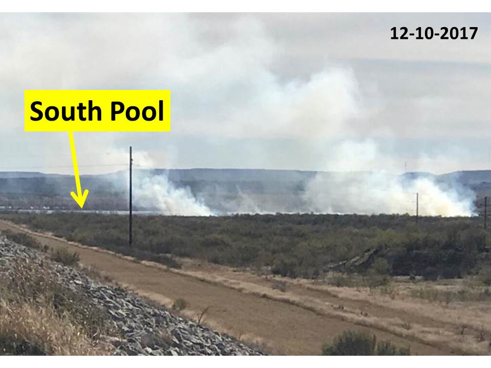 Twin Buttes Reservoir December 2017