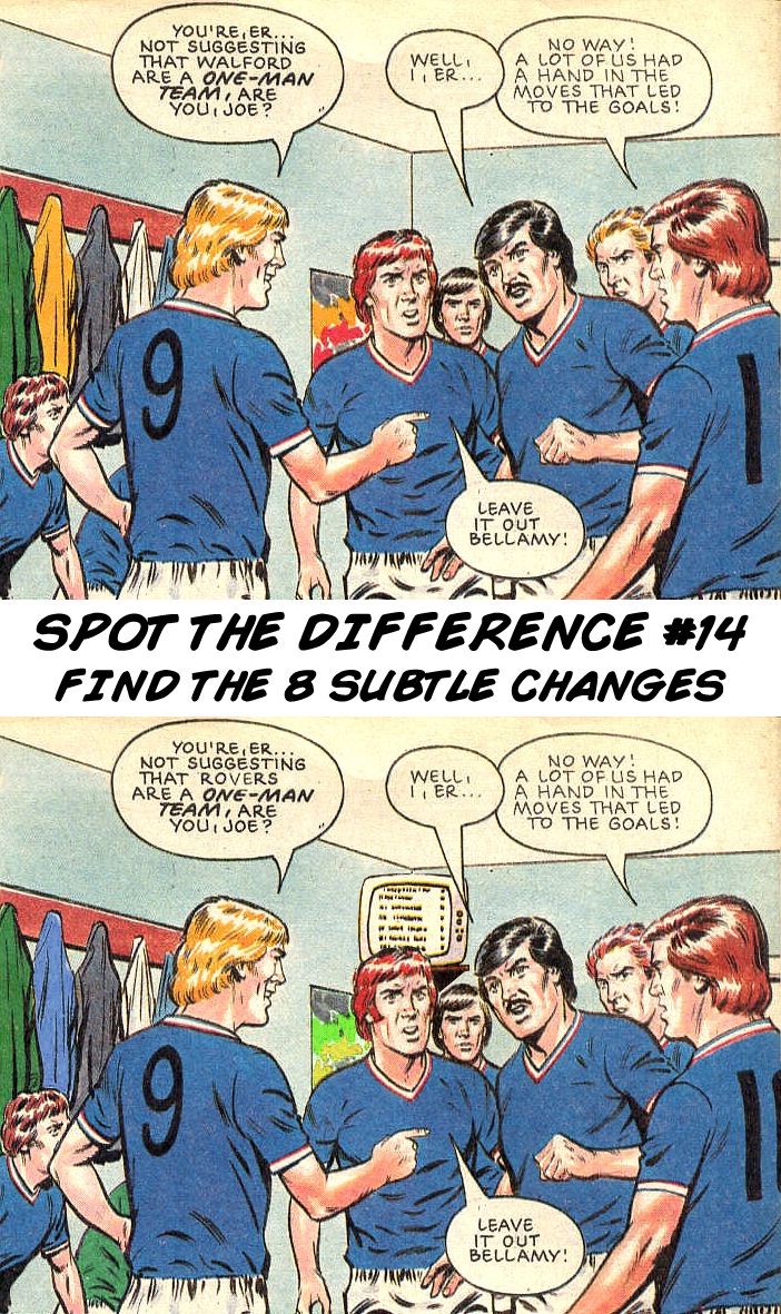 Roy of the Rovers - New Stories: Spot the Difference - Competition!