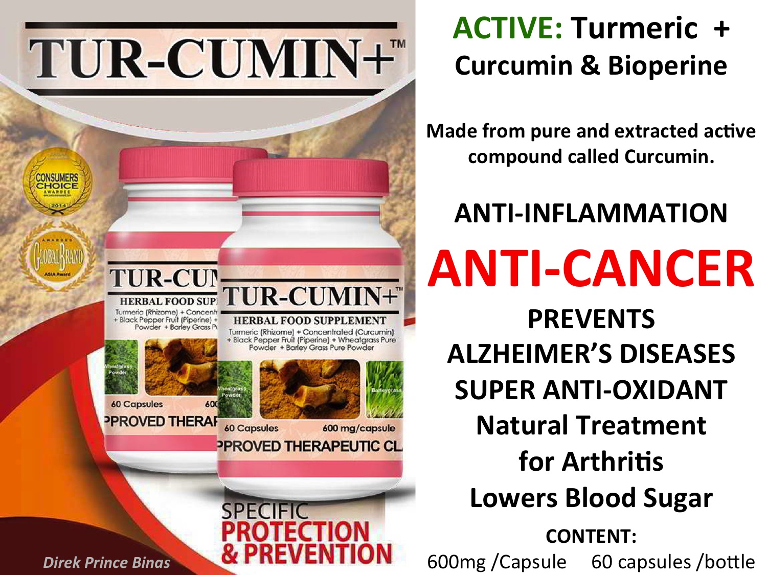 PRODUCTS by Pinoy Blogger Prince PHP TURCUMIN+ Specific Protection