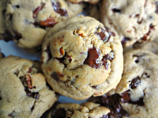 Brown Butter Dark Chocolate and Toasted Pecan Cookies