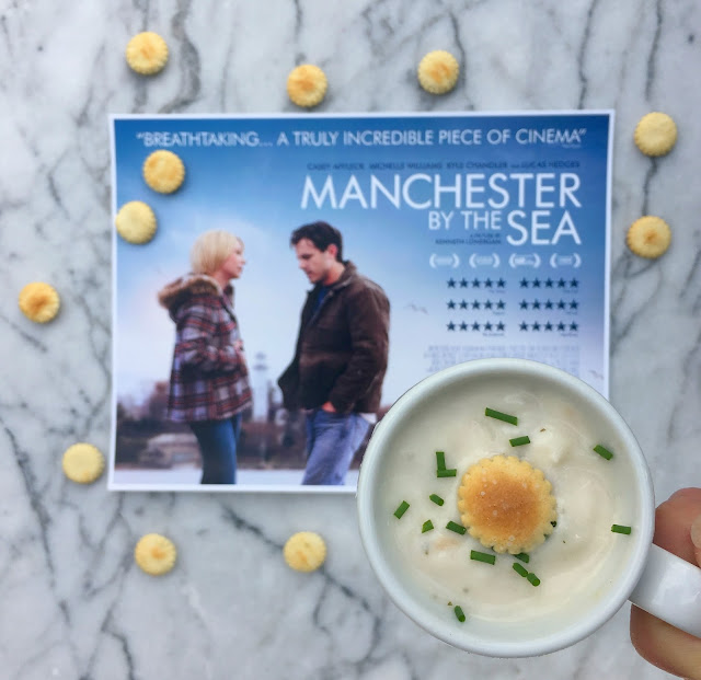 Fun Food Ideas for an Academy Awards Party in front of the TV - Classic New England Clam Chowder for Manchester by the Sea - www.jacolynmurphy.com