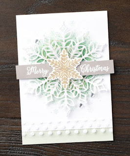 Stampin' Up! Snow is Glistening Christmas Card ~ Snowflake Showcase ~ November 2018 Limited Time Only!