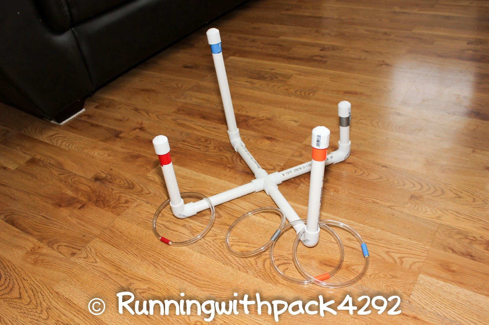 Running With Wolves PVC pipe Ring toss