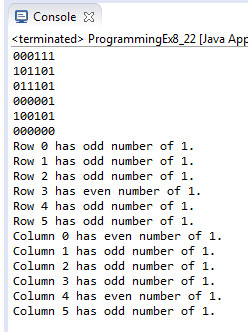 Solution Manual: Chapter 8 Exercise 22, Introduction to Java ...