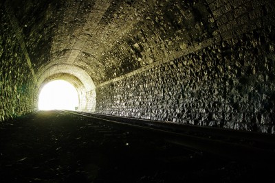 Picture of a dark tunnel