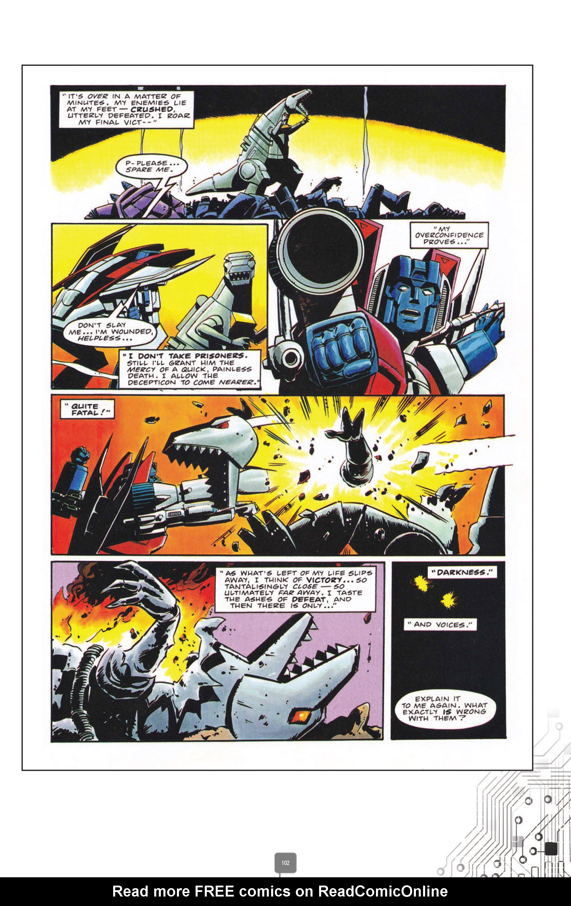 Read online The Transformers Classics UK comic -  Issue # TPB 2 - 103