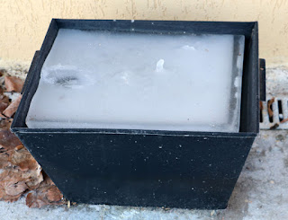 That is a solid lump of ice in there That is a solid lump of ice in there