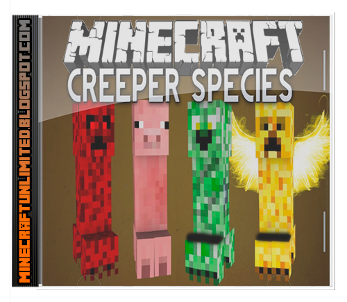 Creeper Species Mod minecraft carátula