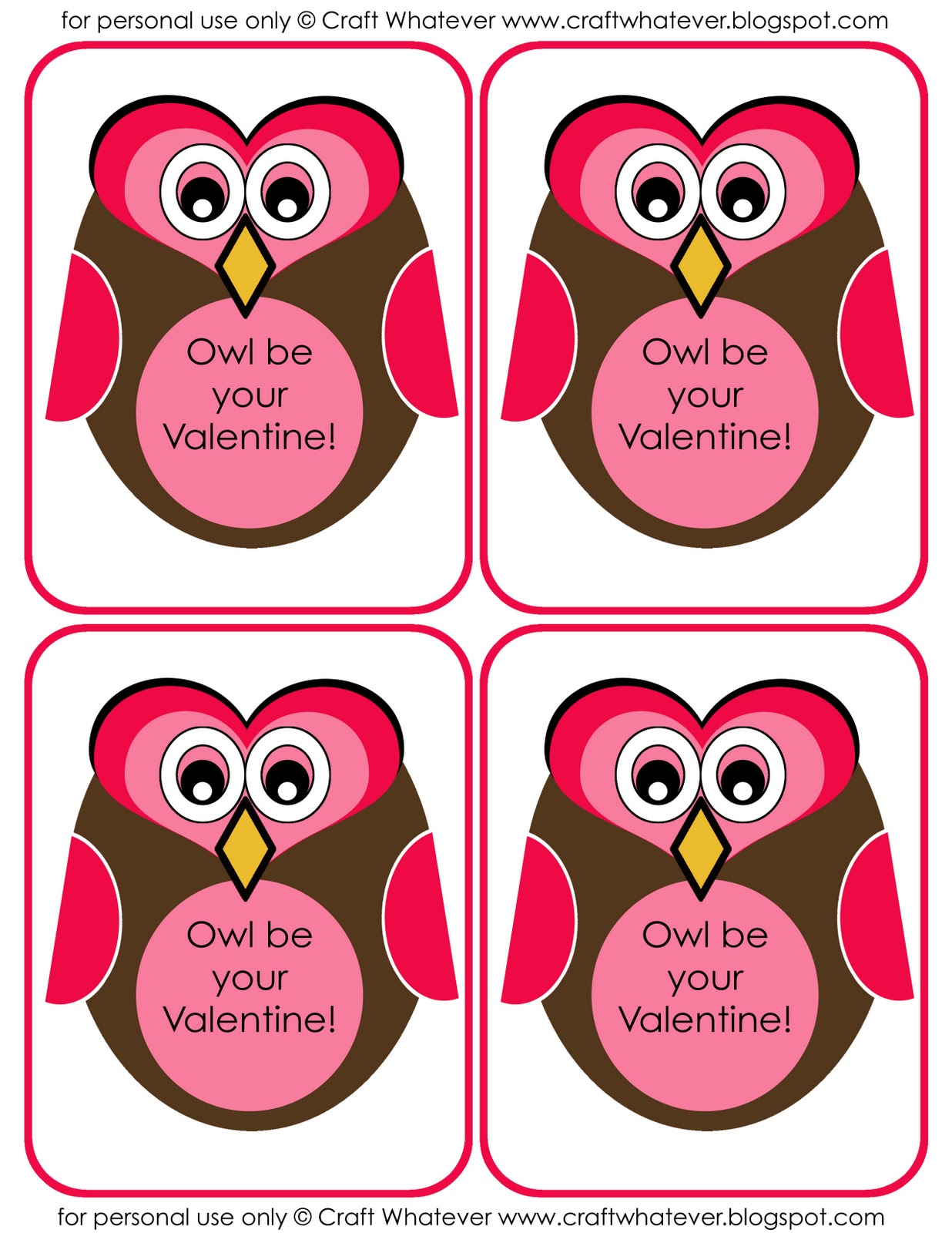 Craft Whatever Free Valentine s Day Printables