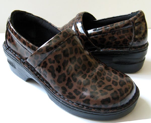 dansko zebra print clogs