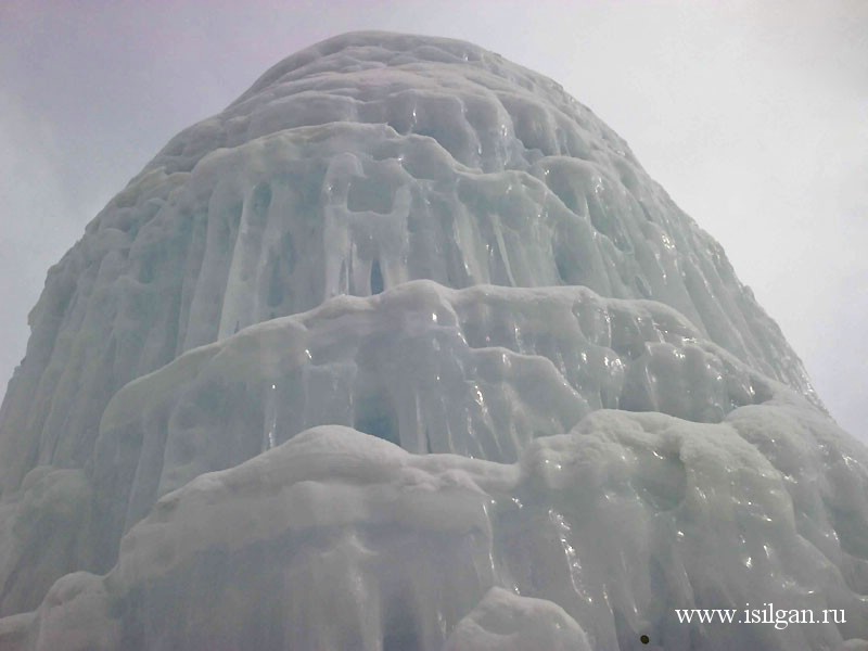Ледяной фонтан 2012. Национальный парк "Зюраткуль". Челябинская область
