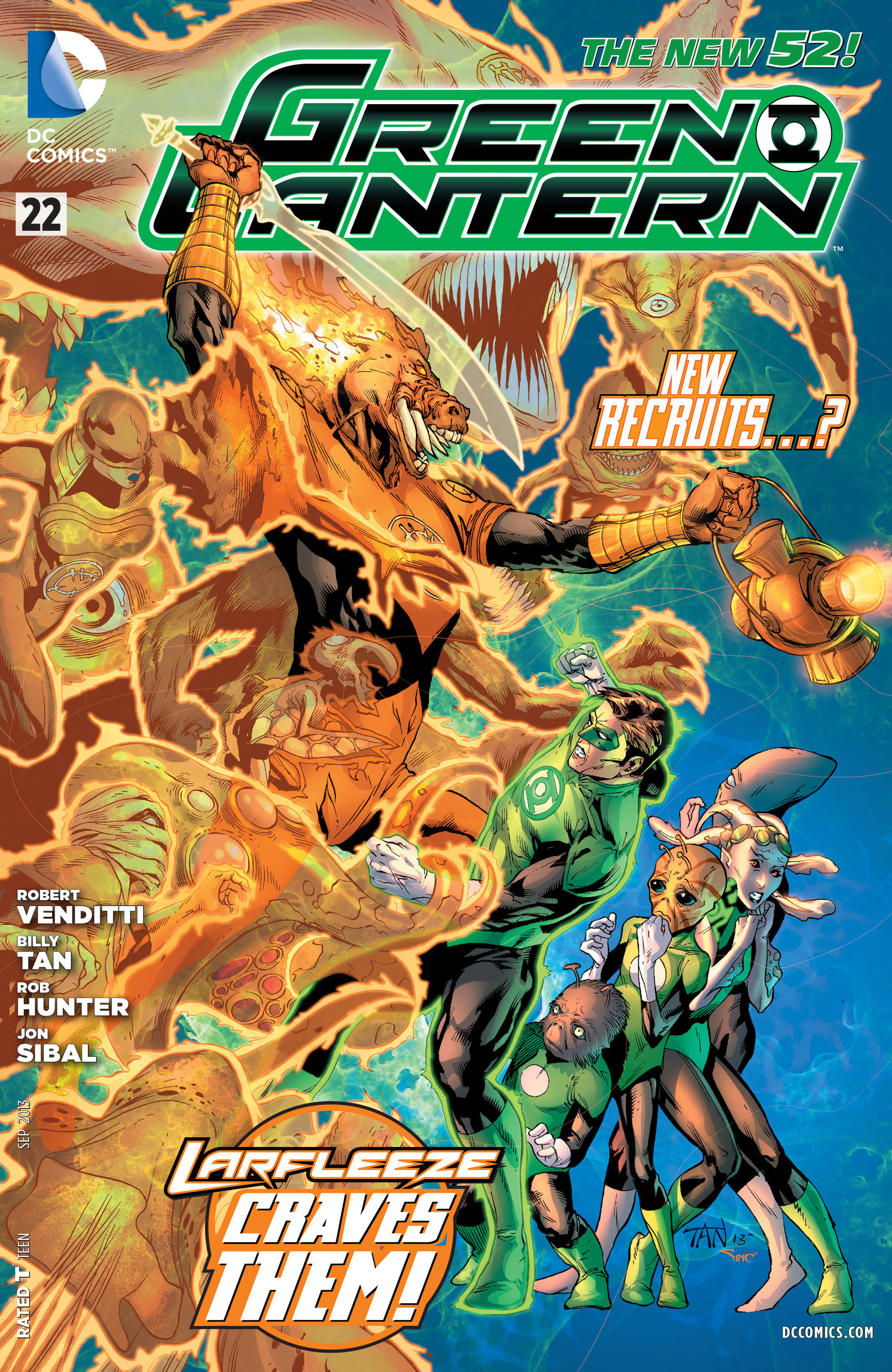 Read online Green Lantern (2011) comic -  Issue #22 - 21
