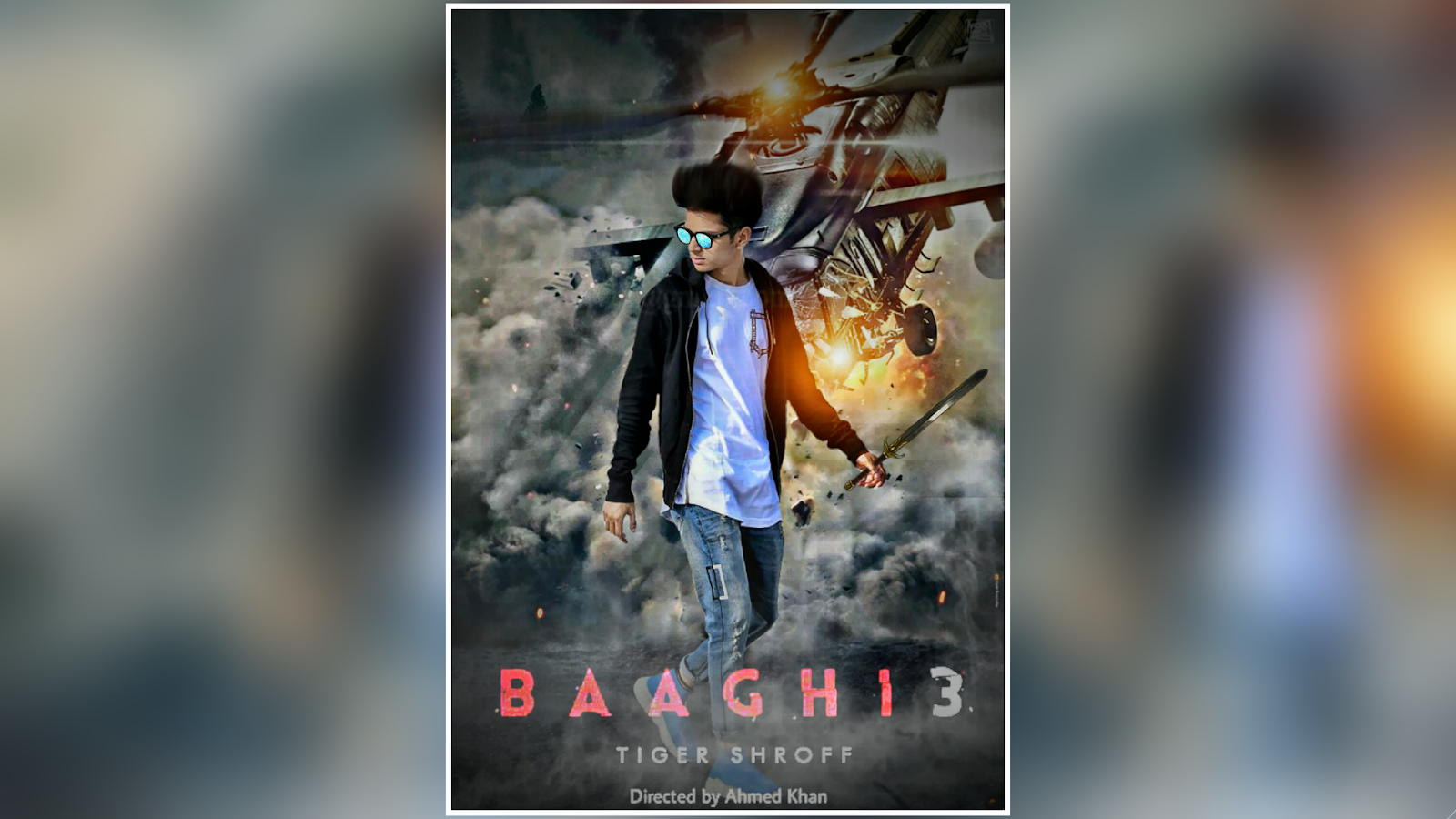 baaghi 3 movie poster 2018 movie poster photo editing new photo