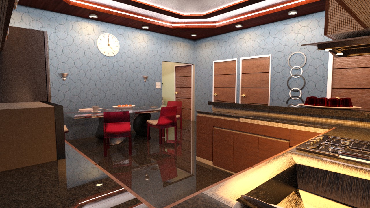 Modern Kitchen And Dining Room Set Daz Modern Kitchen And Dining Room Set Daz