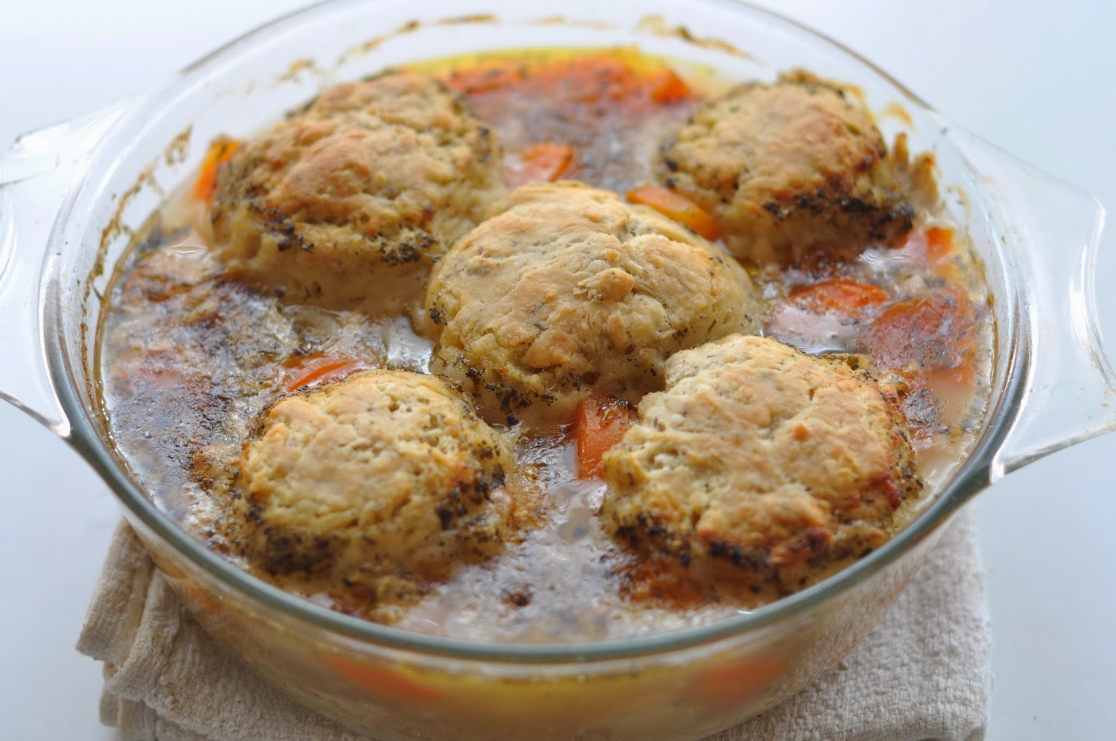 Simple Food Chicken Stew with Herby Dumplings