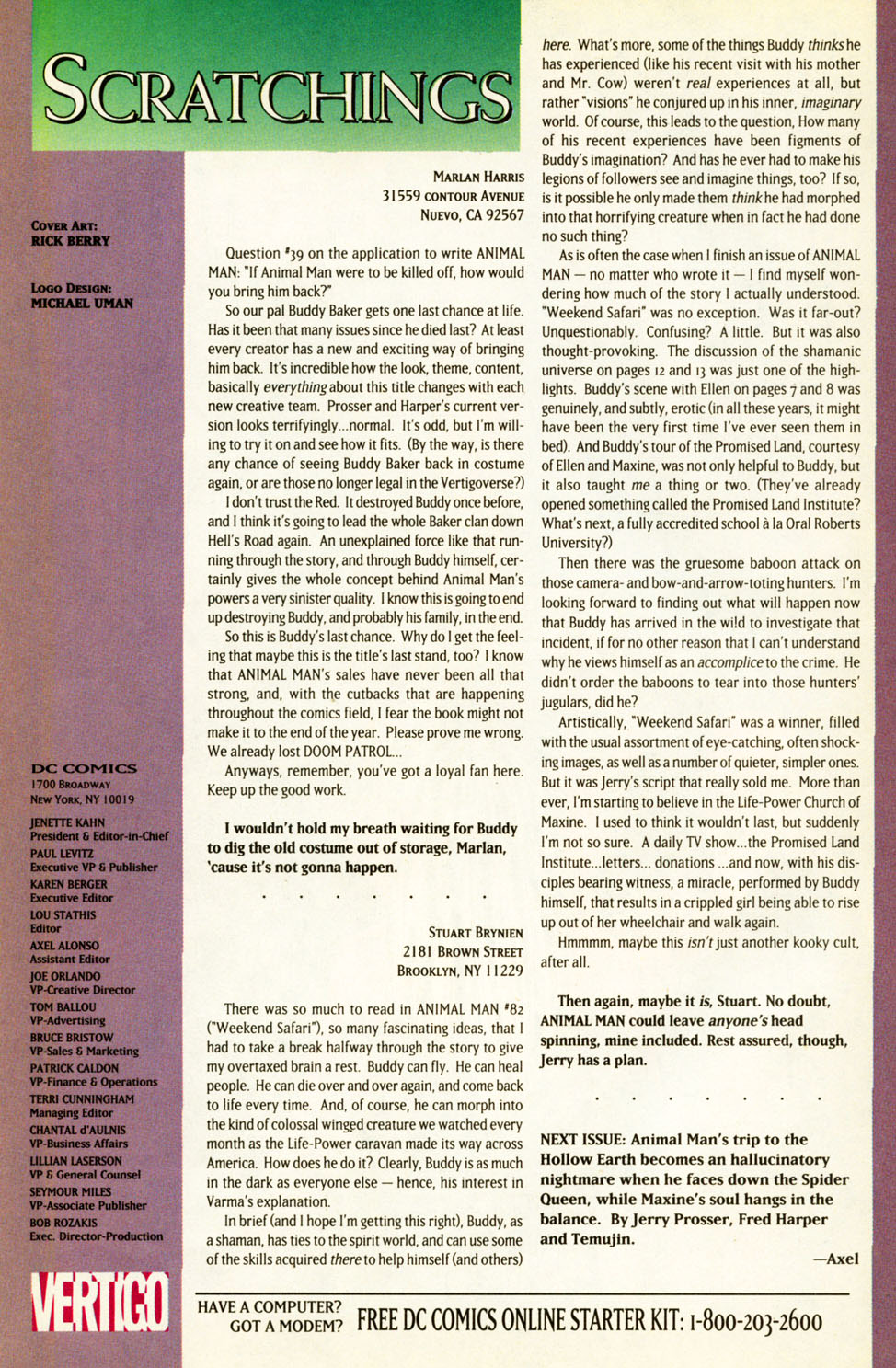Read online Animal Man (1988) comic -  Issue #85 - 25